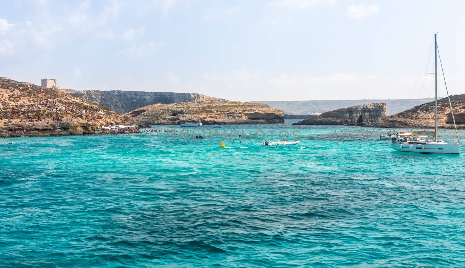 Blue lagoon at Comino island - Malta