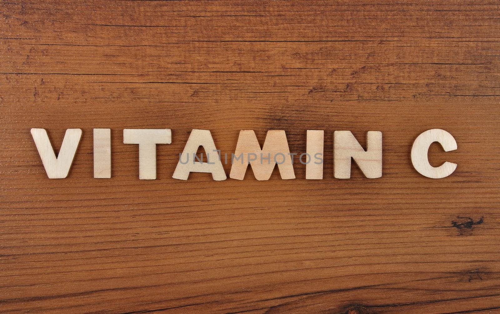 Term from wooden letters on old wooden board