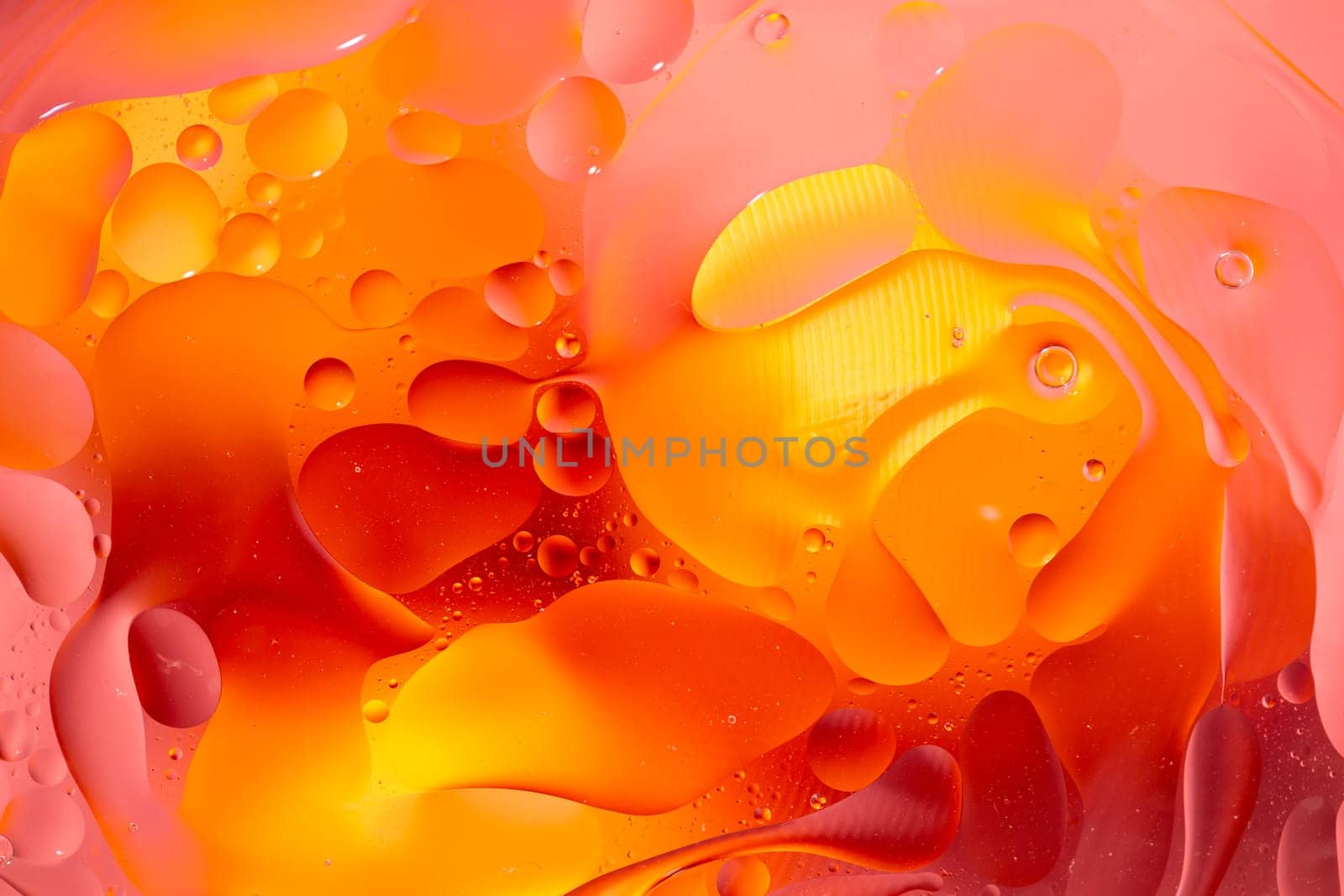 An Abstract background as a result of a mixture of water and oil