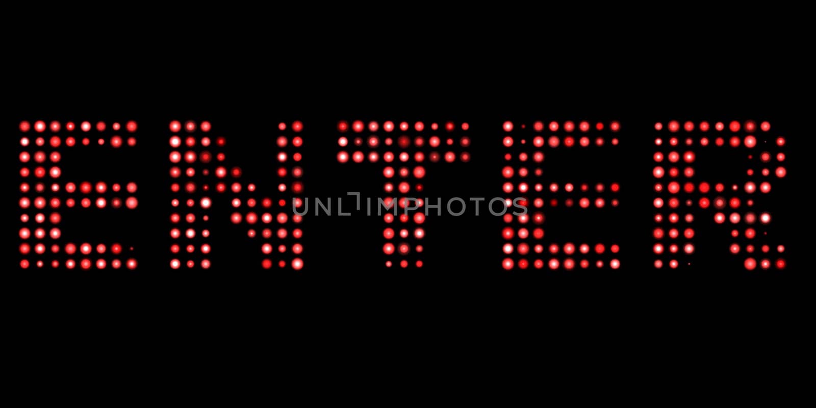 Enter led text