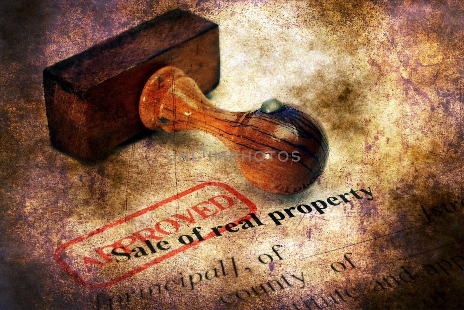 Stamp approved on sale of real property form