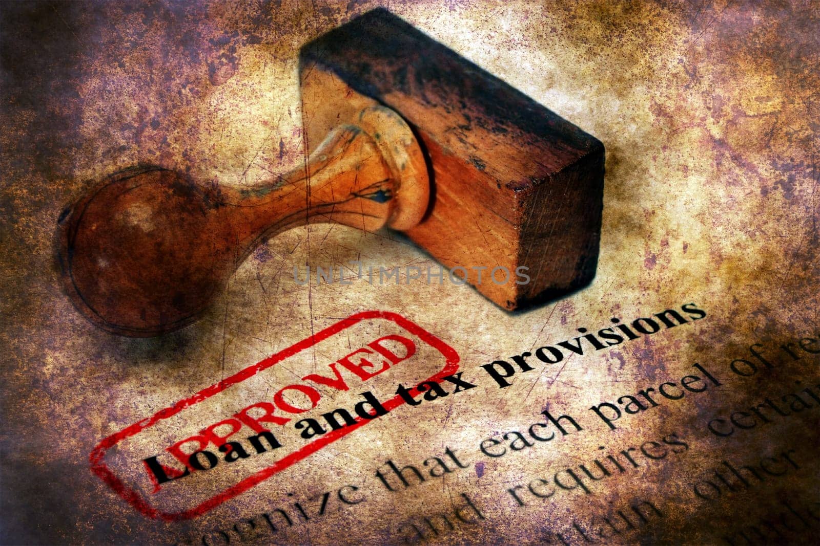 Stamp approved on Loan and tax provisions