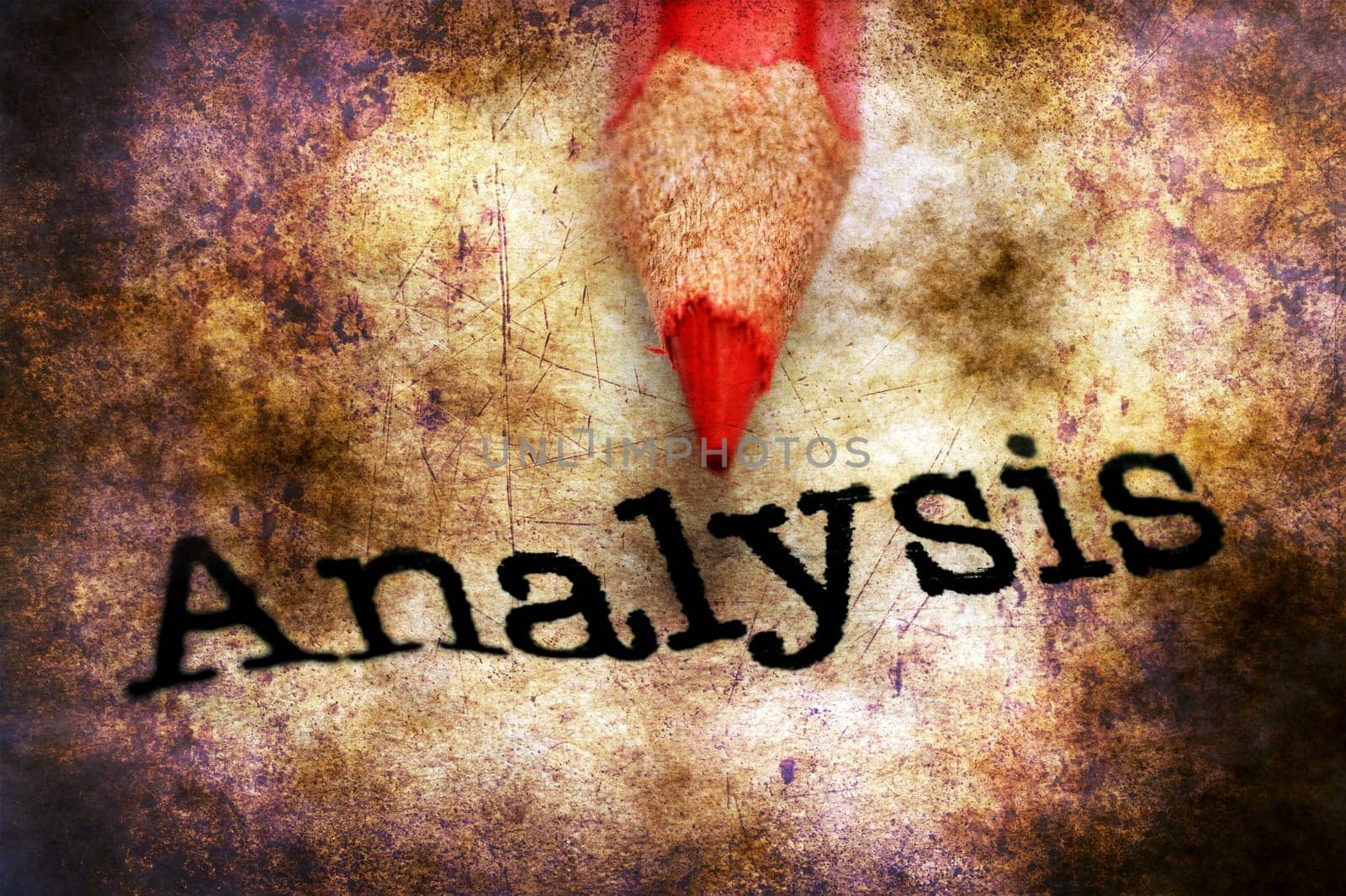 Pencil on Aanalysis text