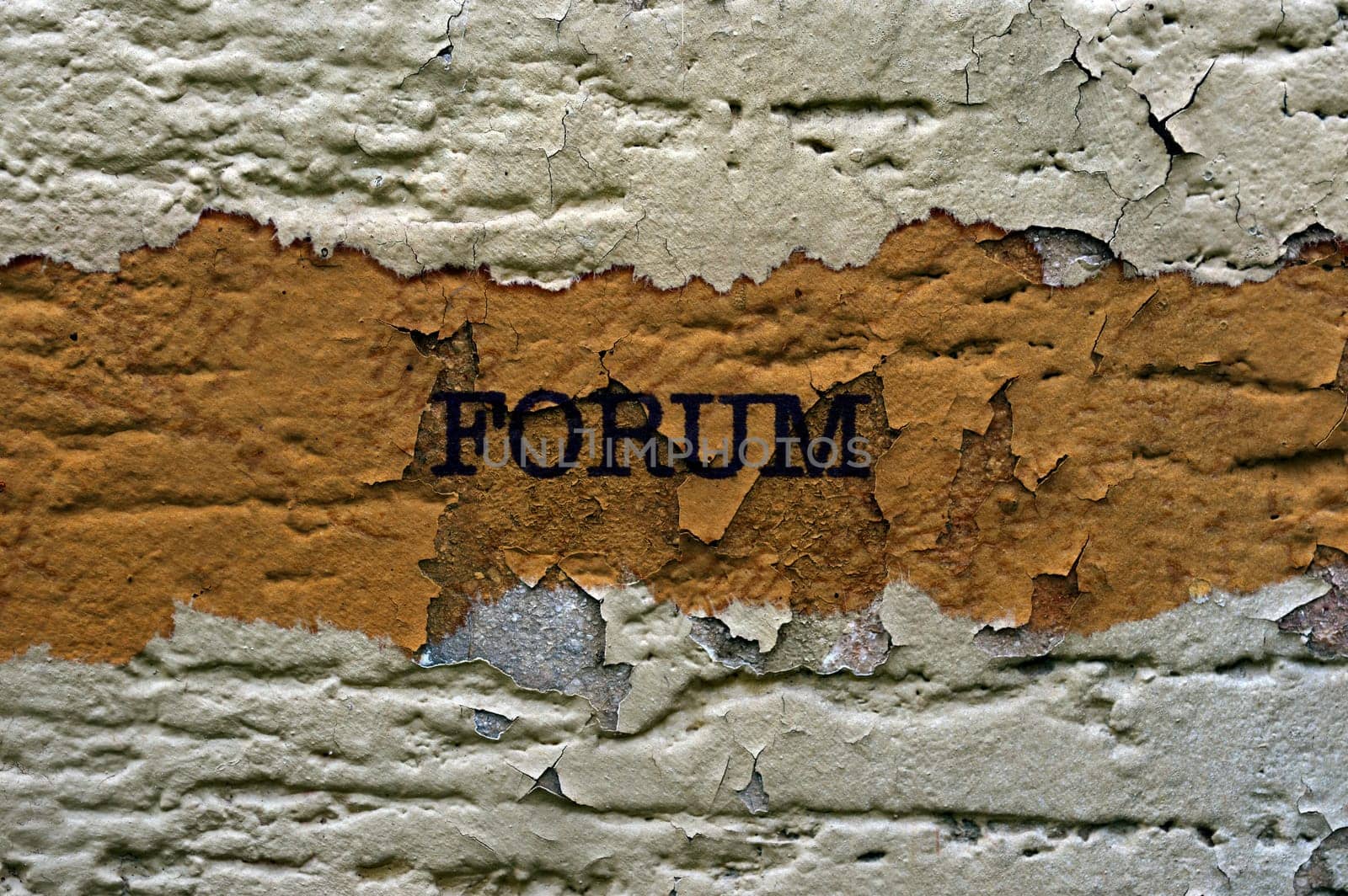 Forum grunge concept