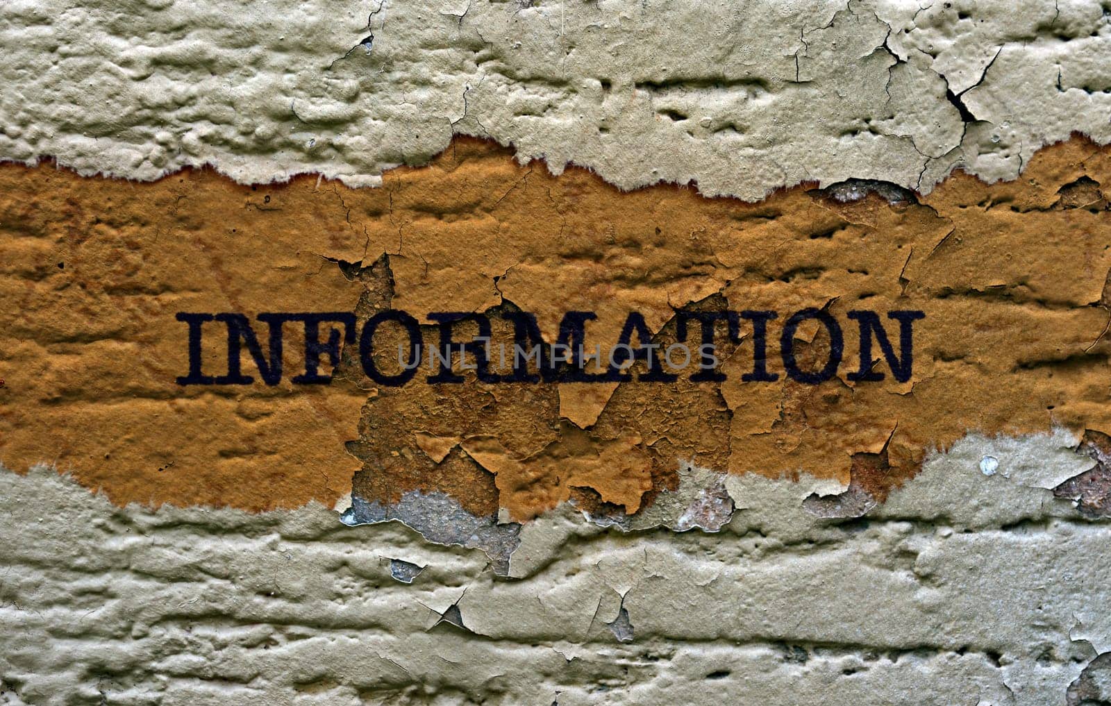 Information grunge concept