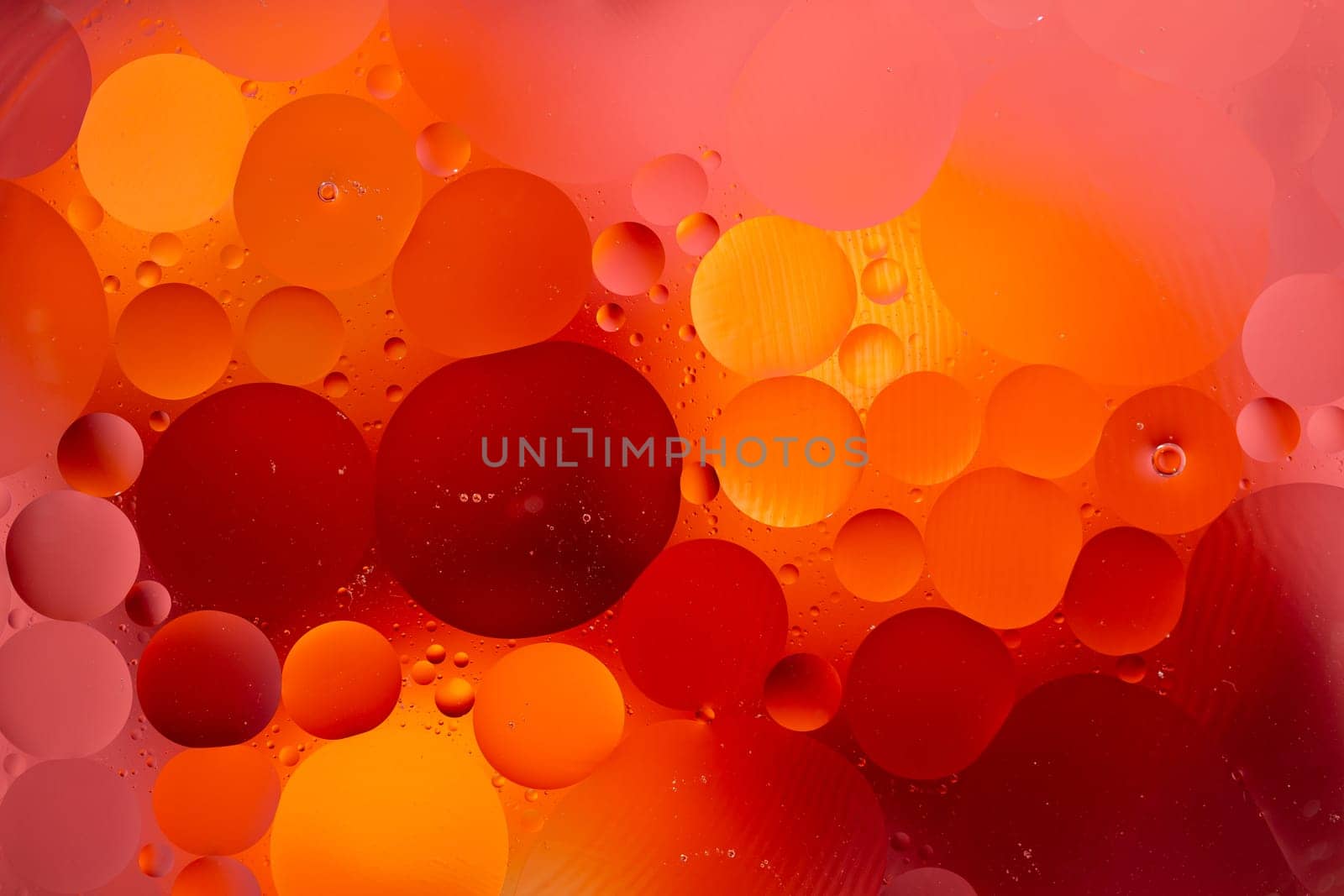 An Abstract background as a result of a mixture of water and oil