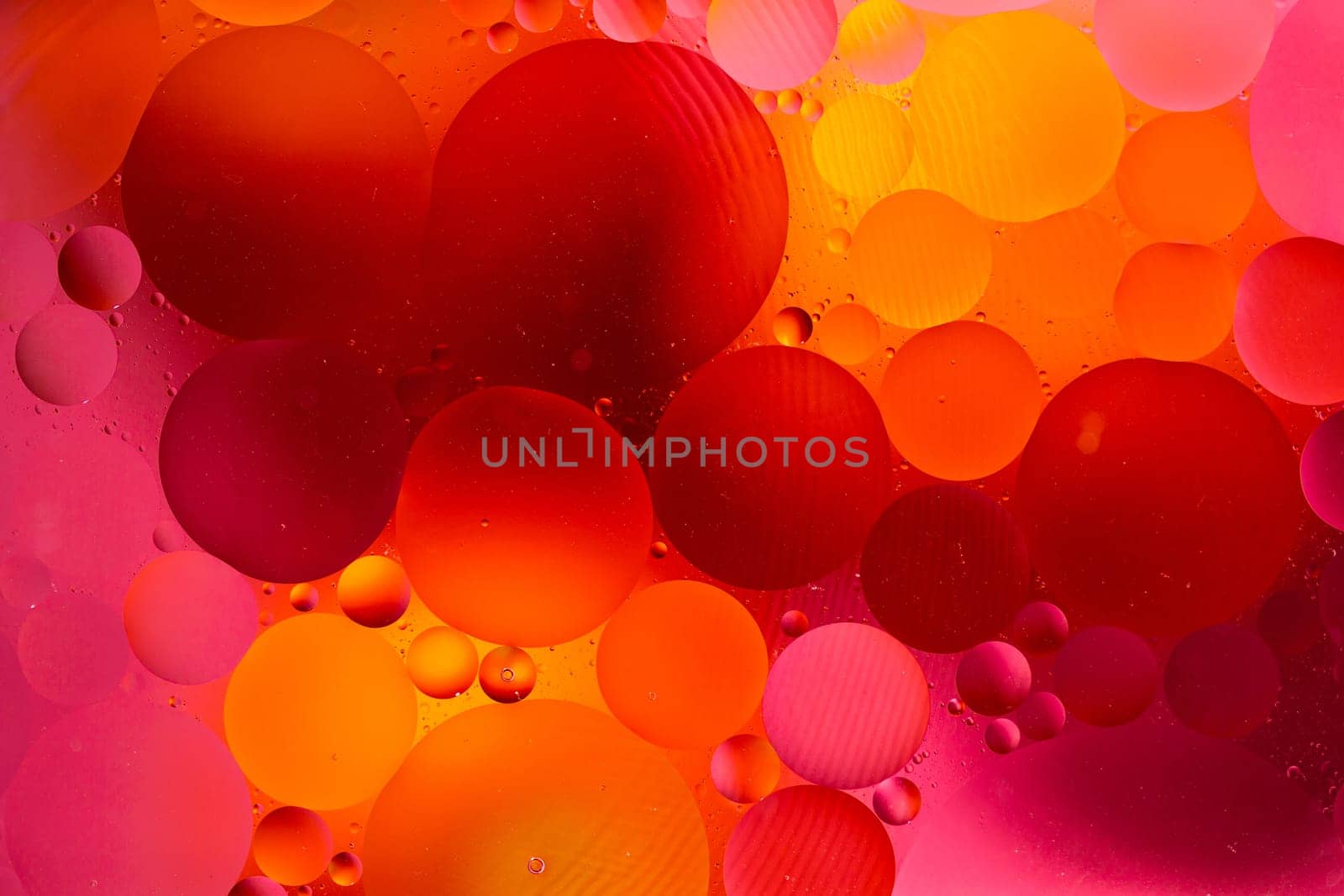 An Abstract background as a result of a mixture of water and oil