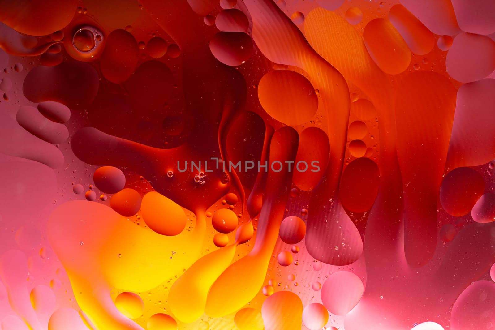 An Abstract background as a result of a mixture of water and oil