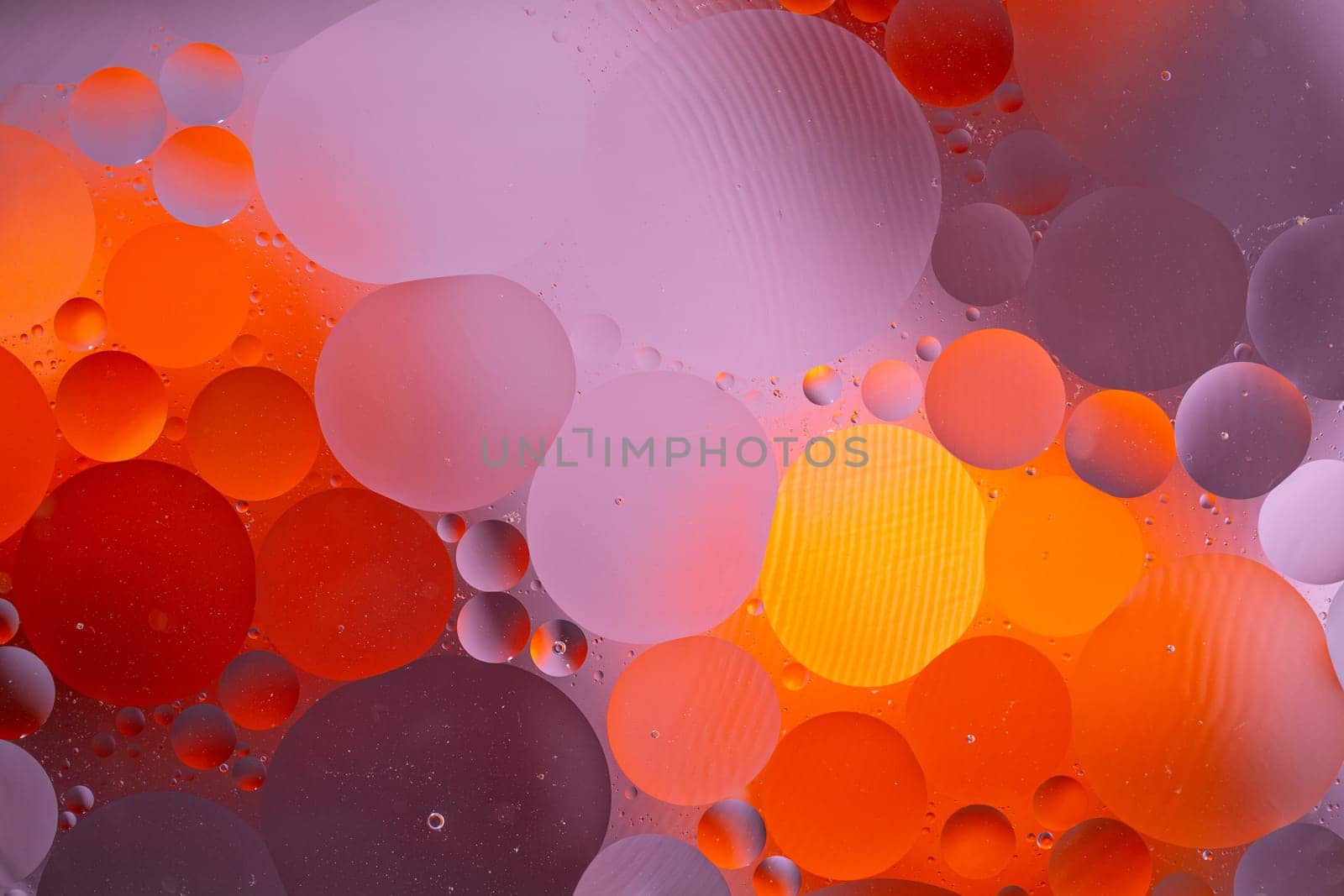 An Abstract background as a result of a mixture of water and oil