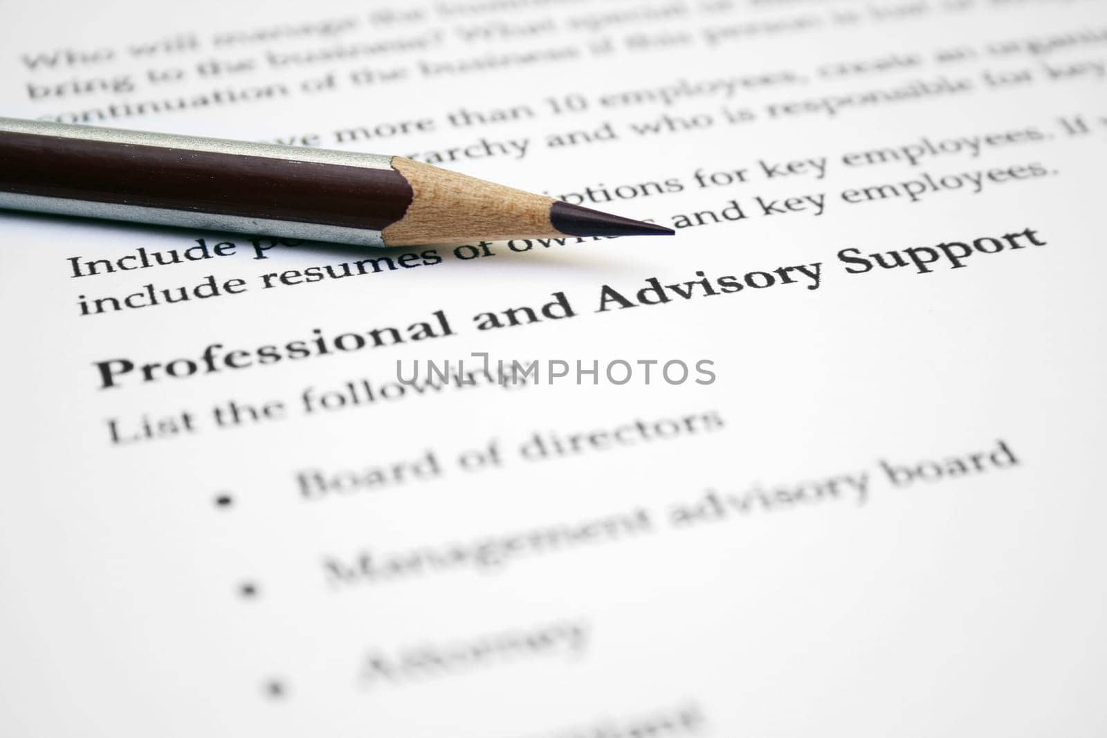 Professional support