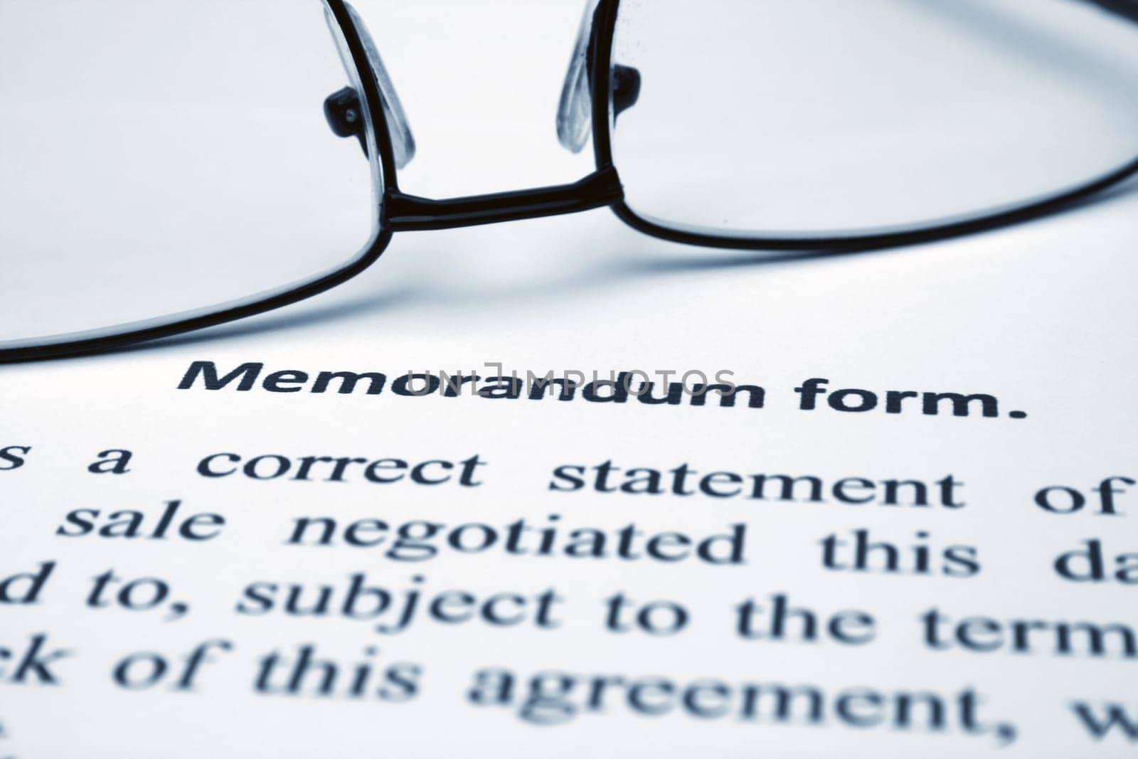 Memorandum form