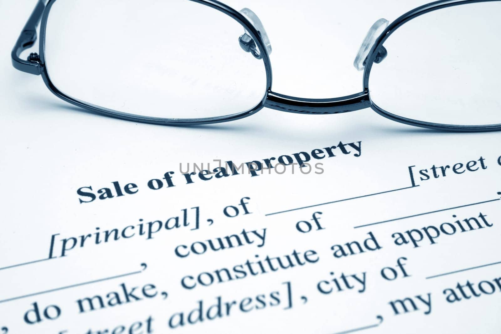 Sale of real property