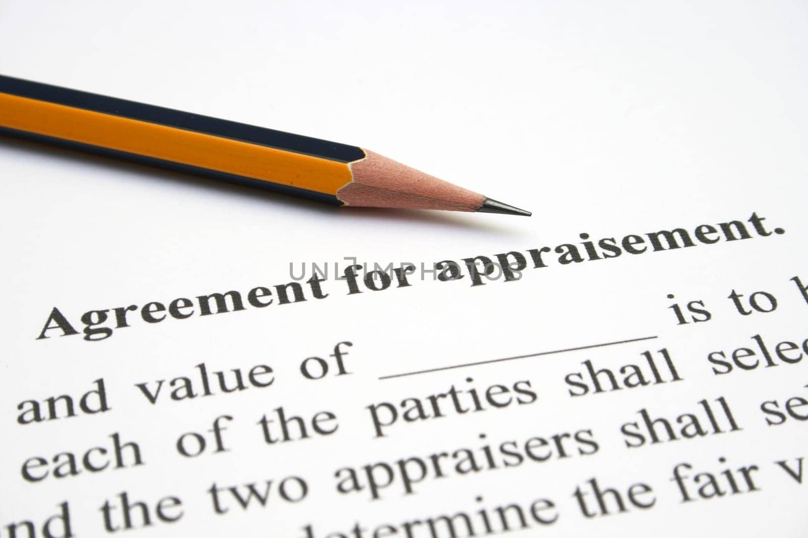 Agreement for aparaisement