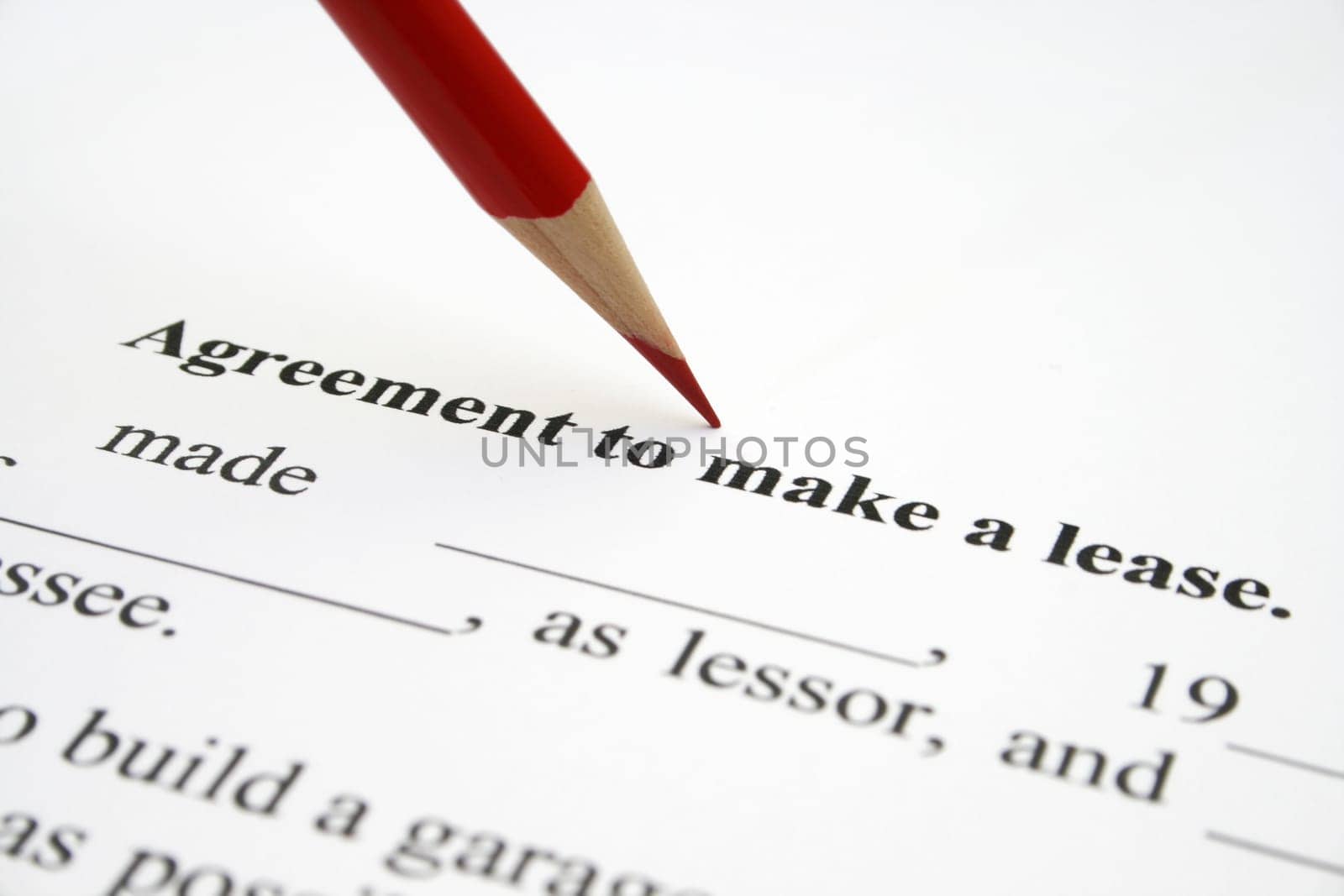 Lease agreement