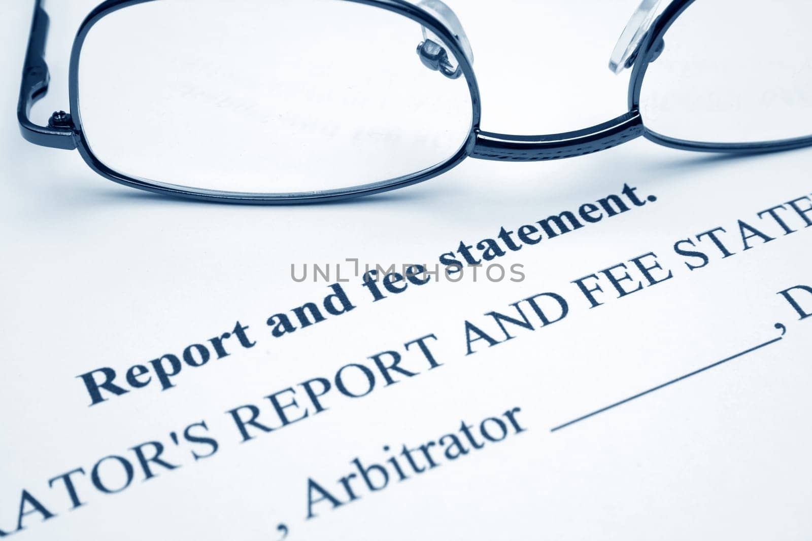 Report and fee statement