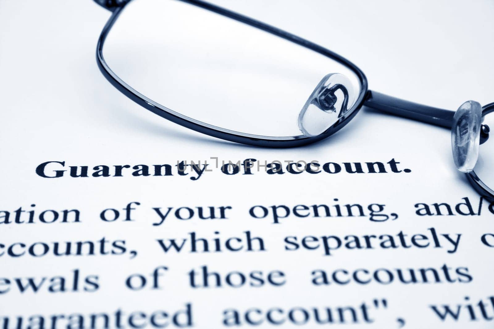 Guaranty of account