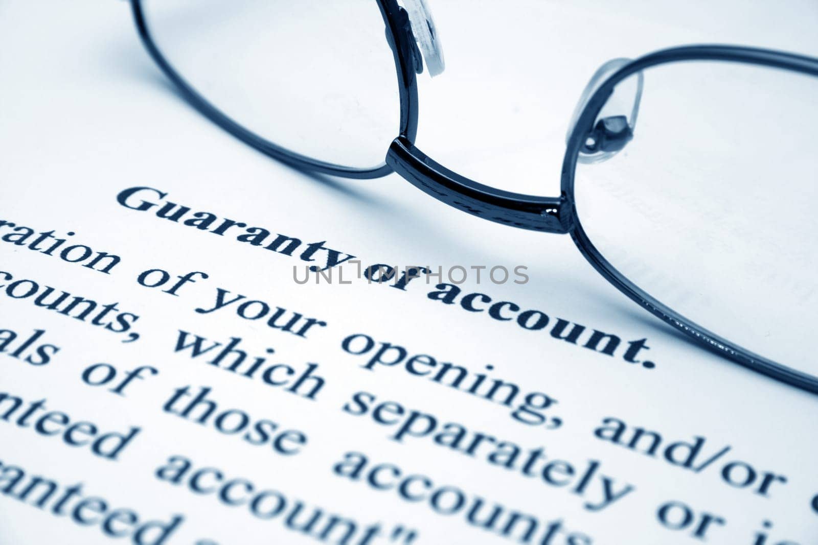 Guaranty of account