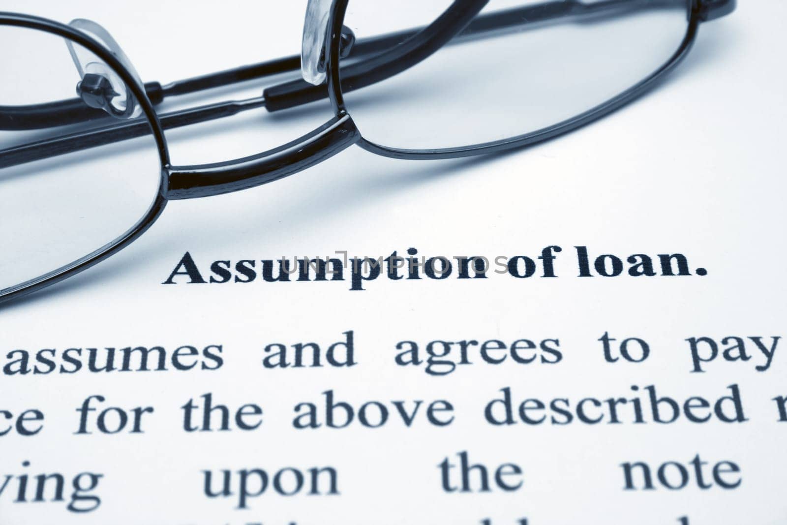 Assumption of loan