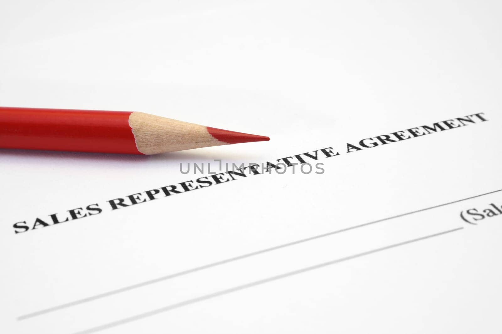 Sales representative agreement
