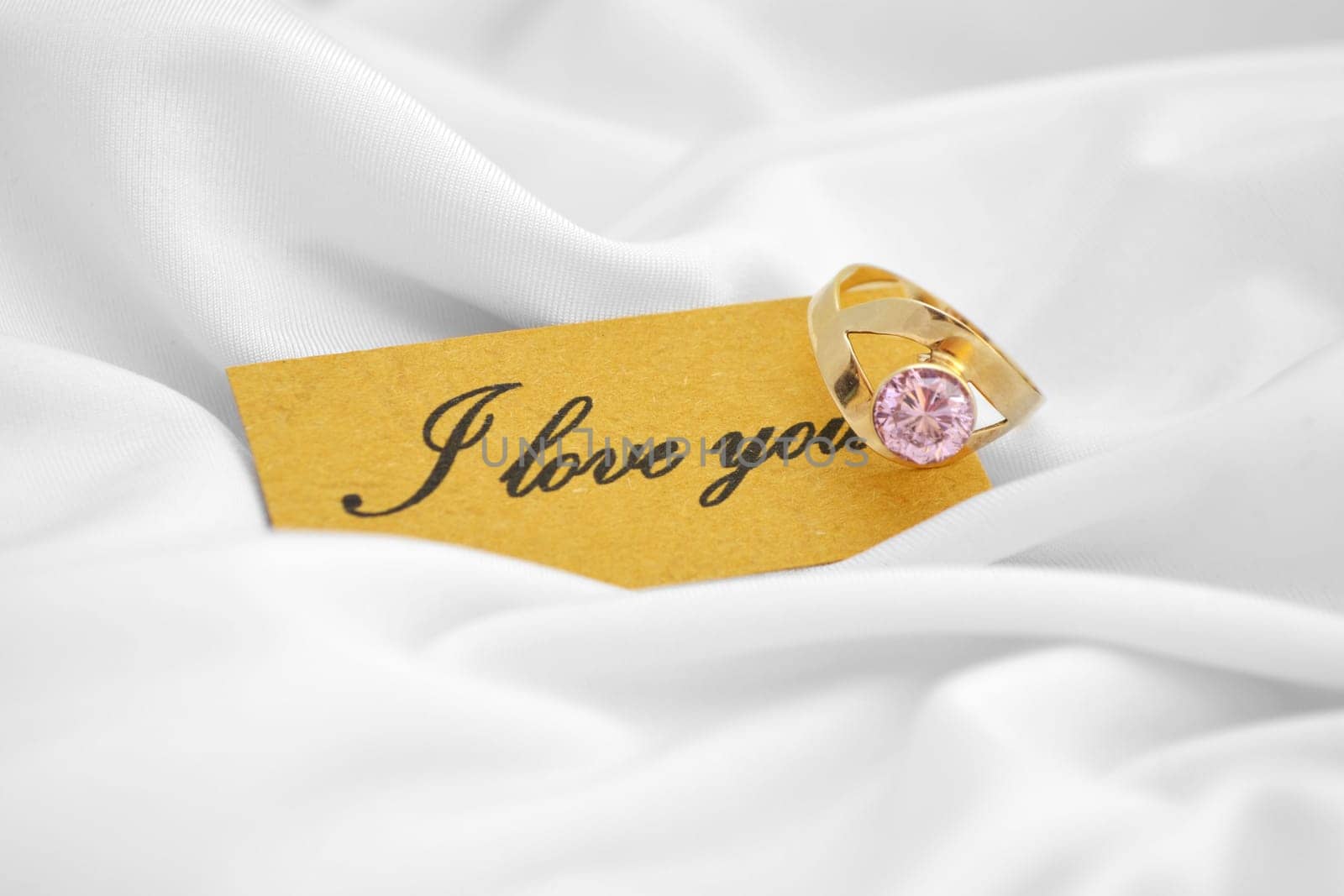 love you paper note with place for your text