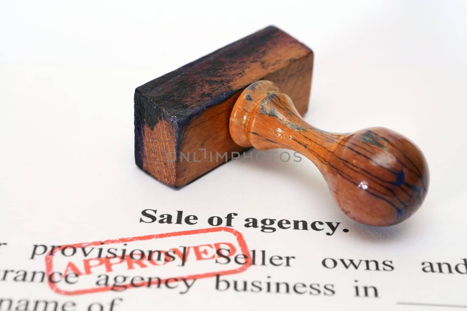 Sale of agency form