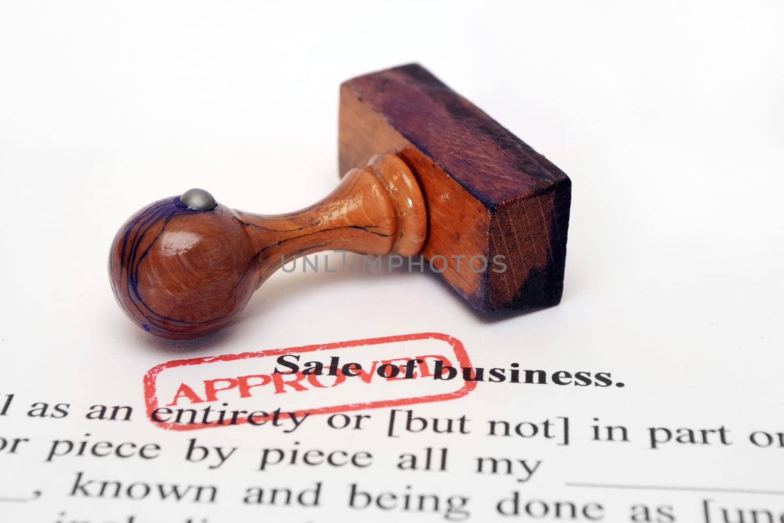 Sale of business