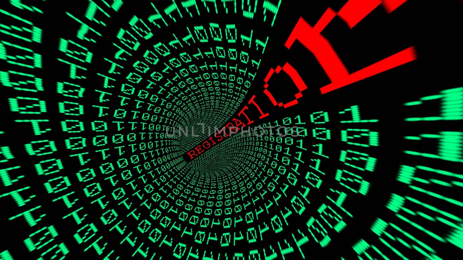 Registration data tunnel