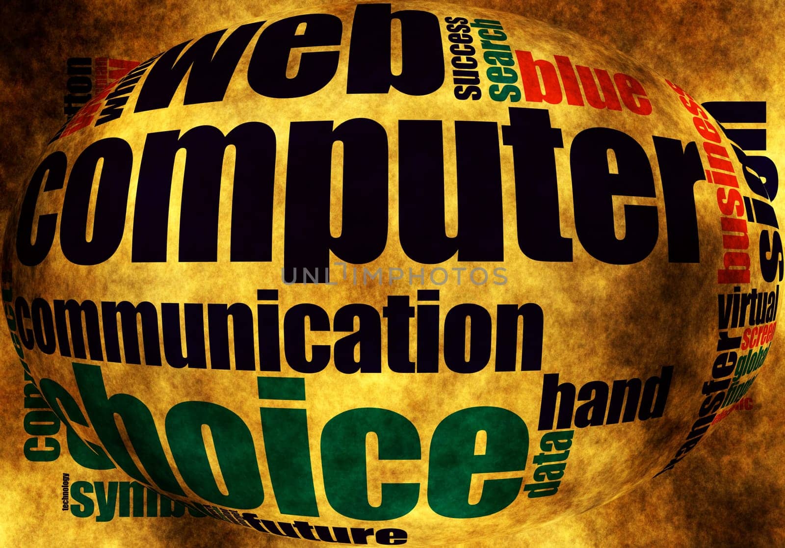Internet word cloud