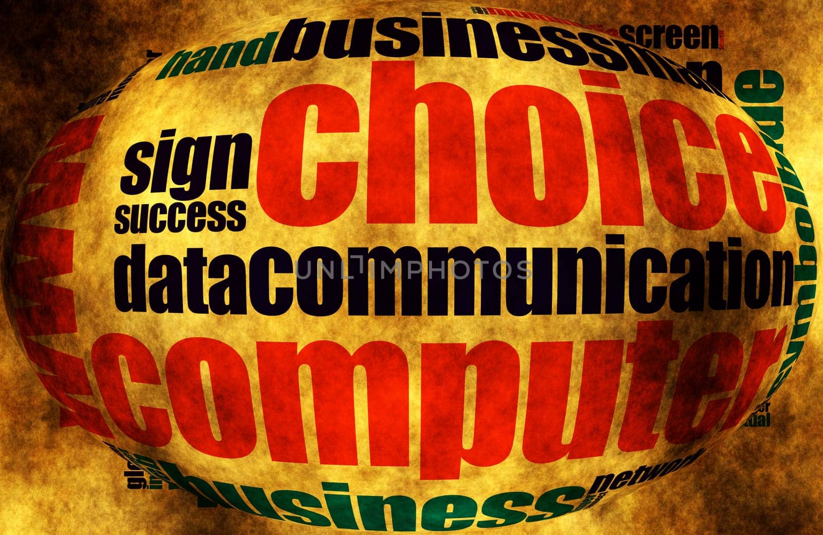 Internet word cloud