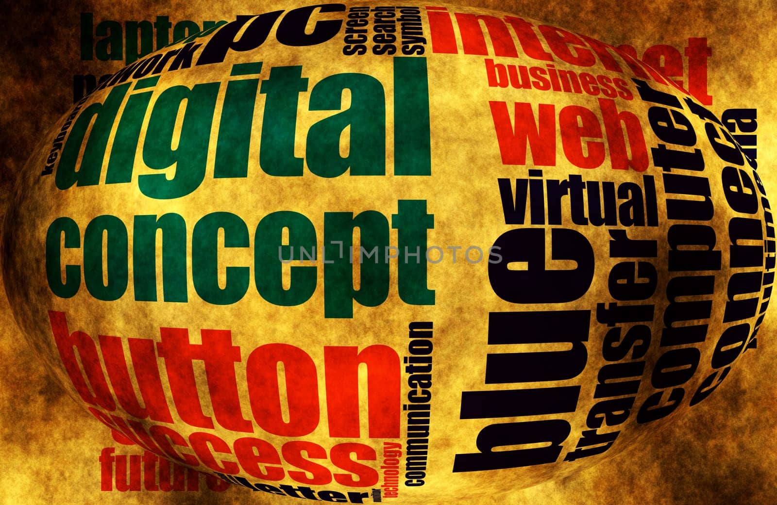 Internet word cloud