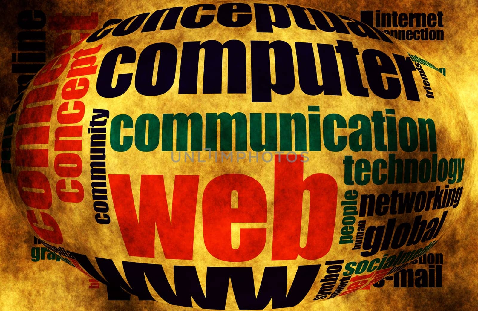Internet word cloud