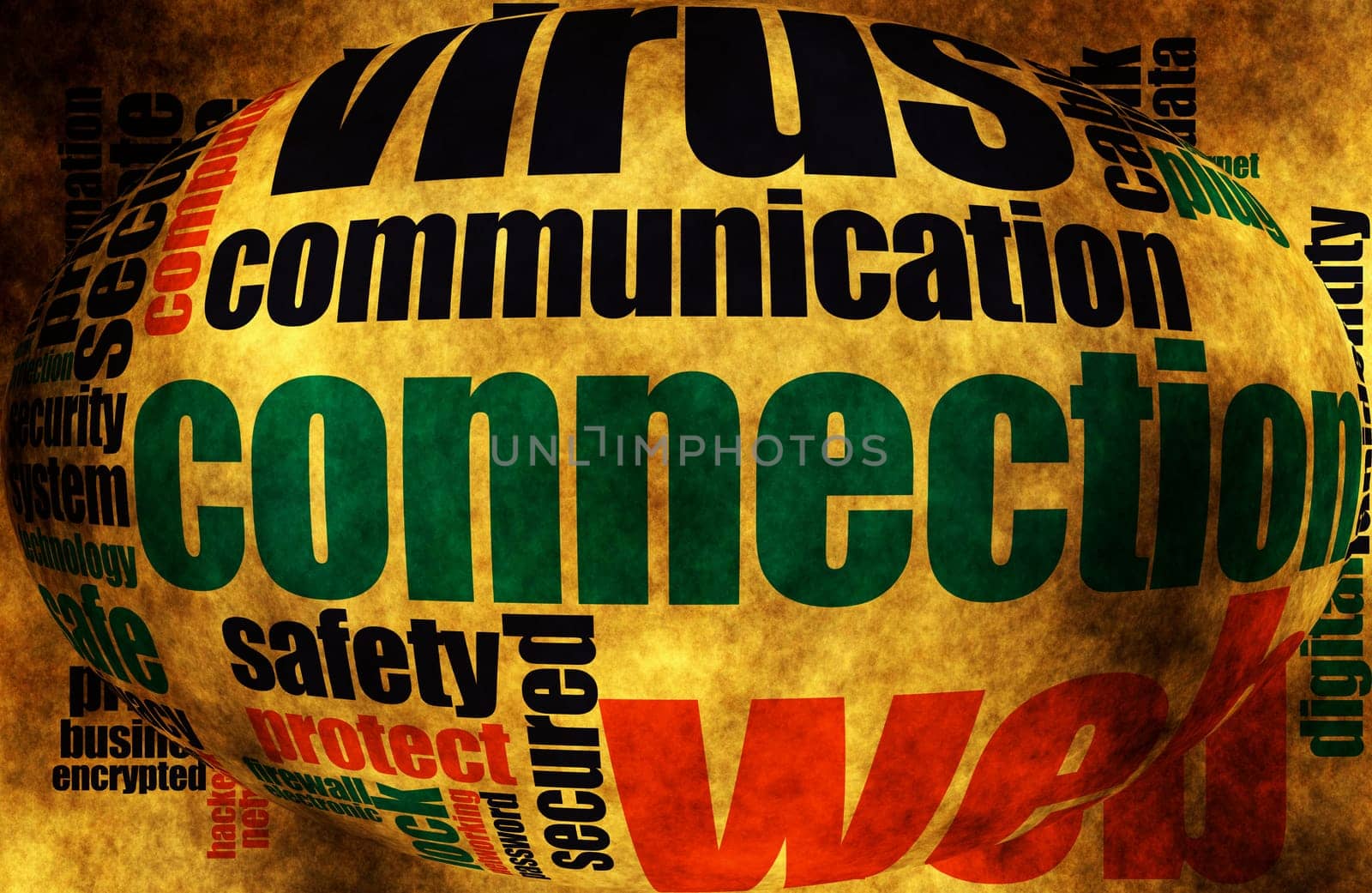 Web security word cloud