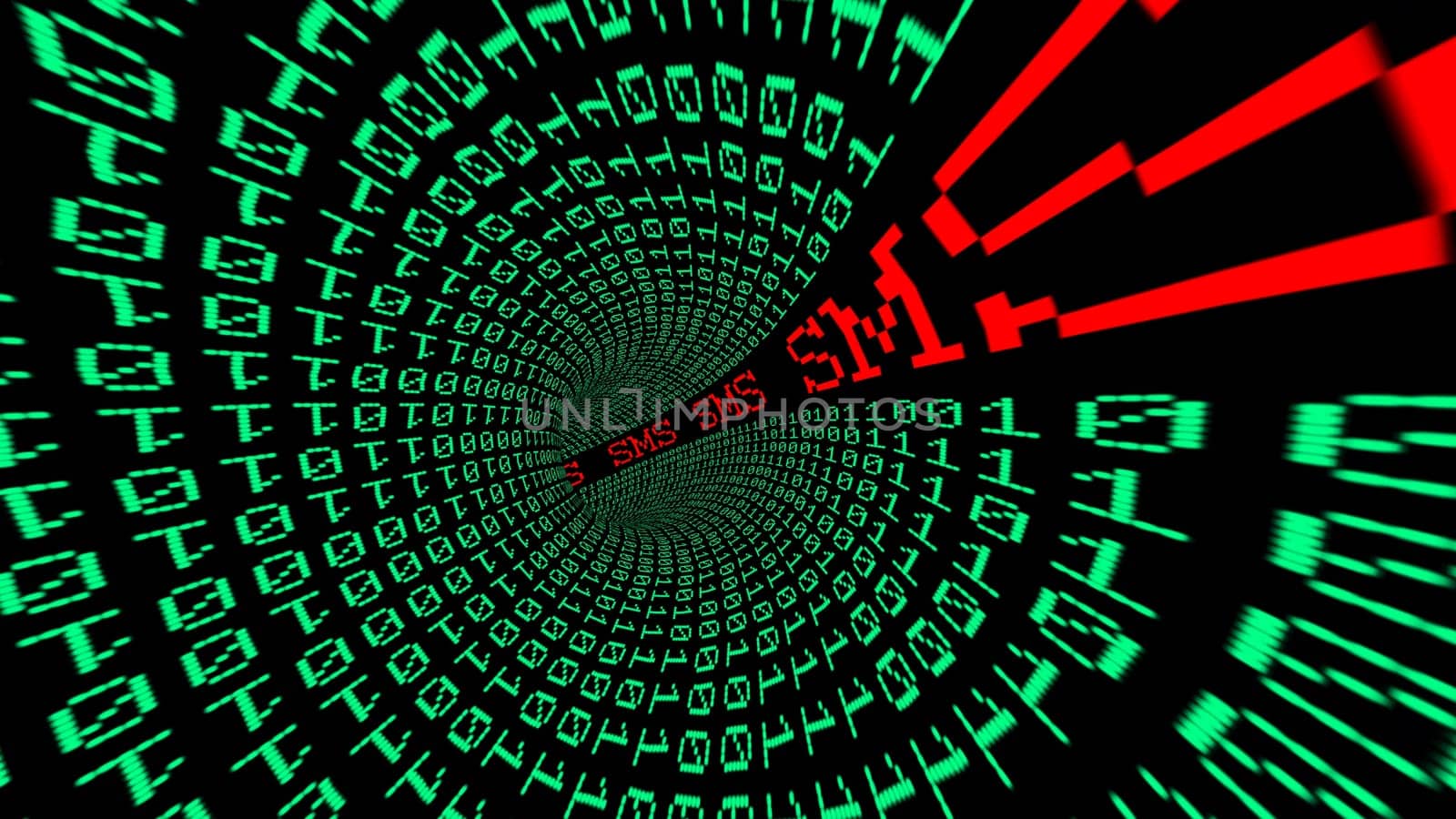 Sms data tunnel
