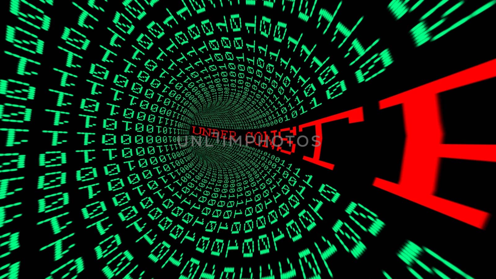 Under construction data tunnel