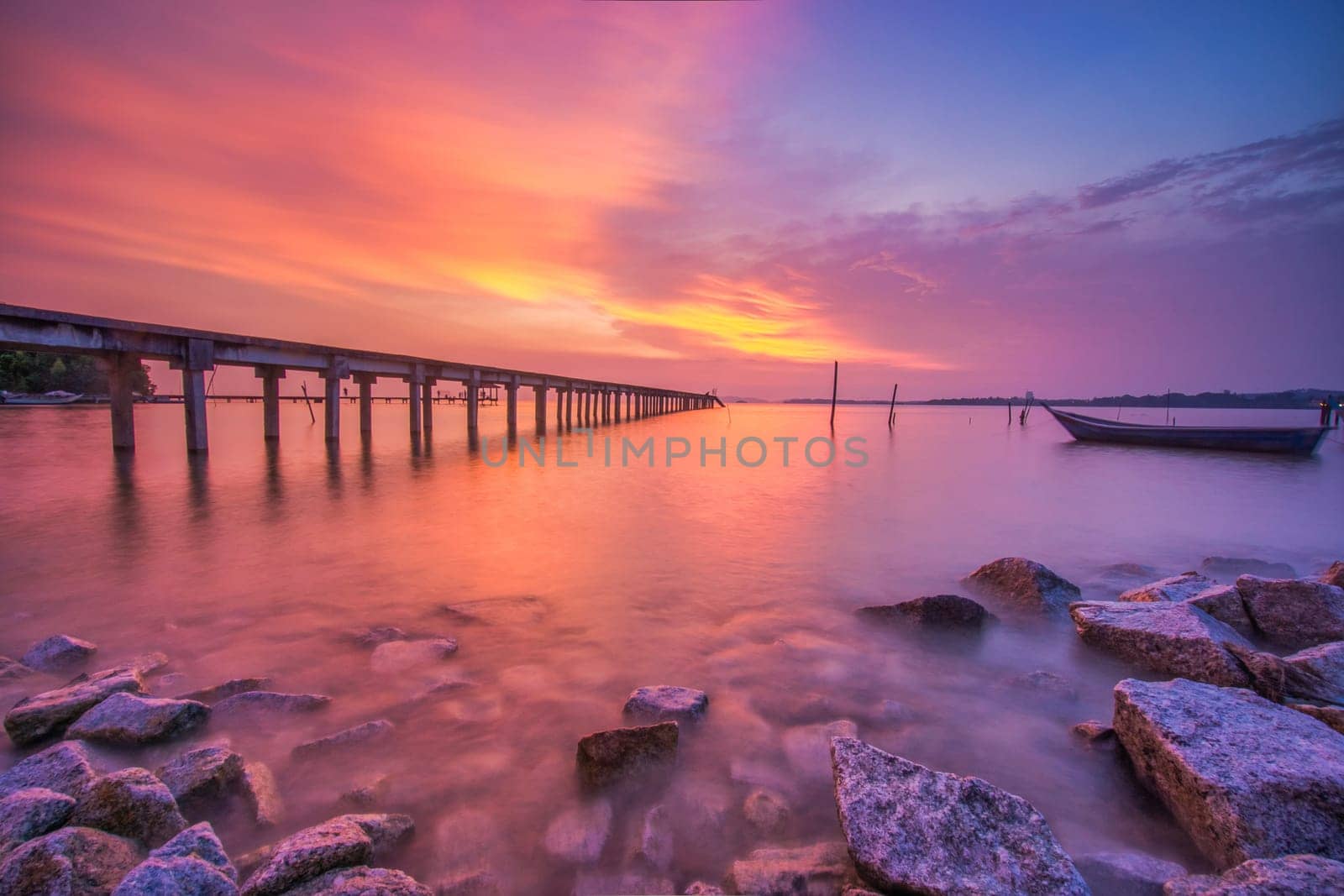 Beautiful Sunset at the Beach. Holidays Concept
