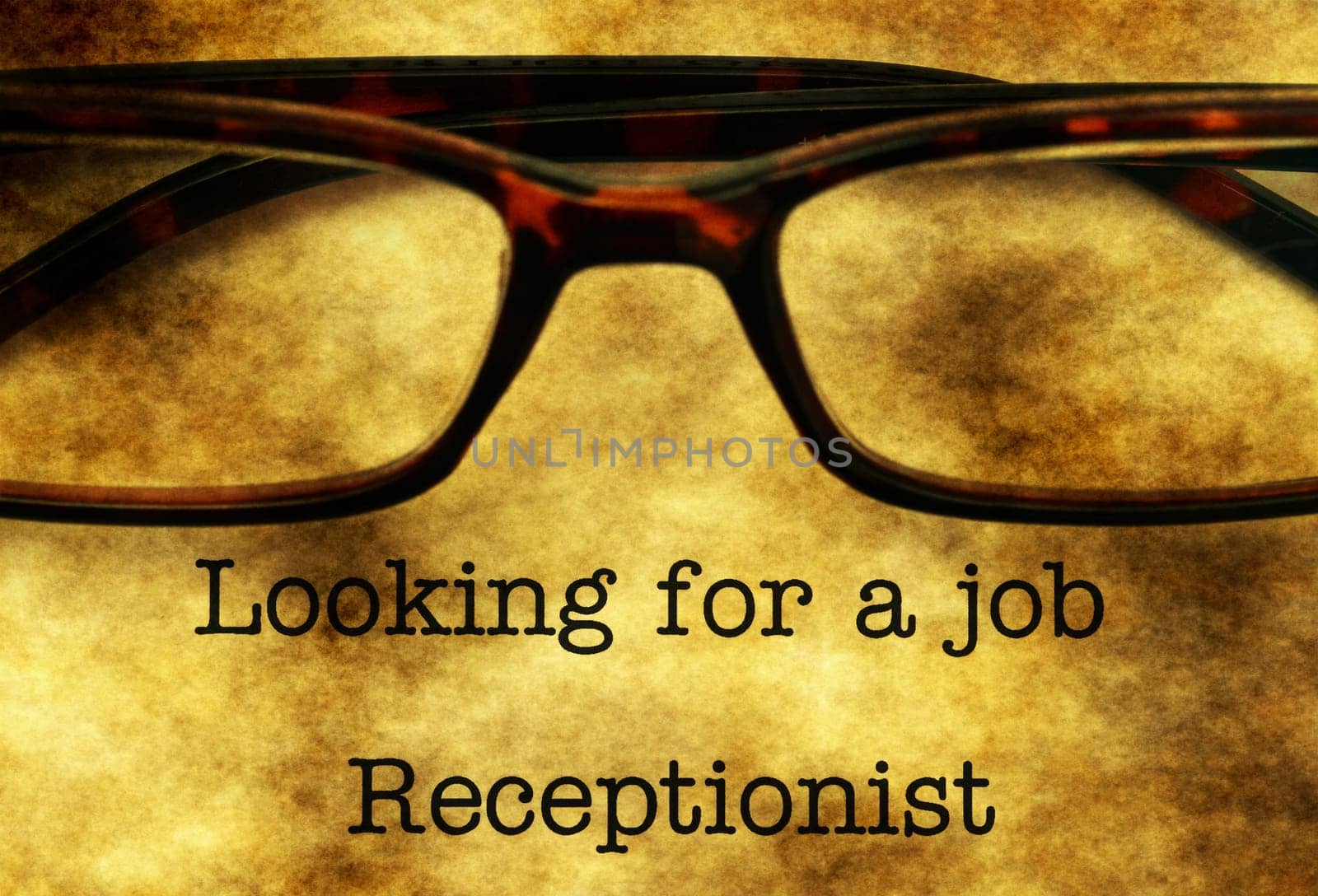 Looking for a job - receptionist