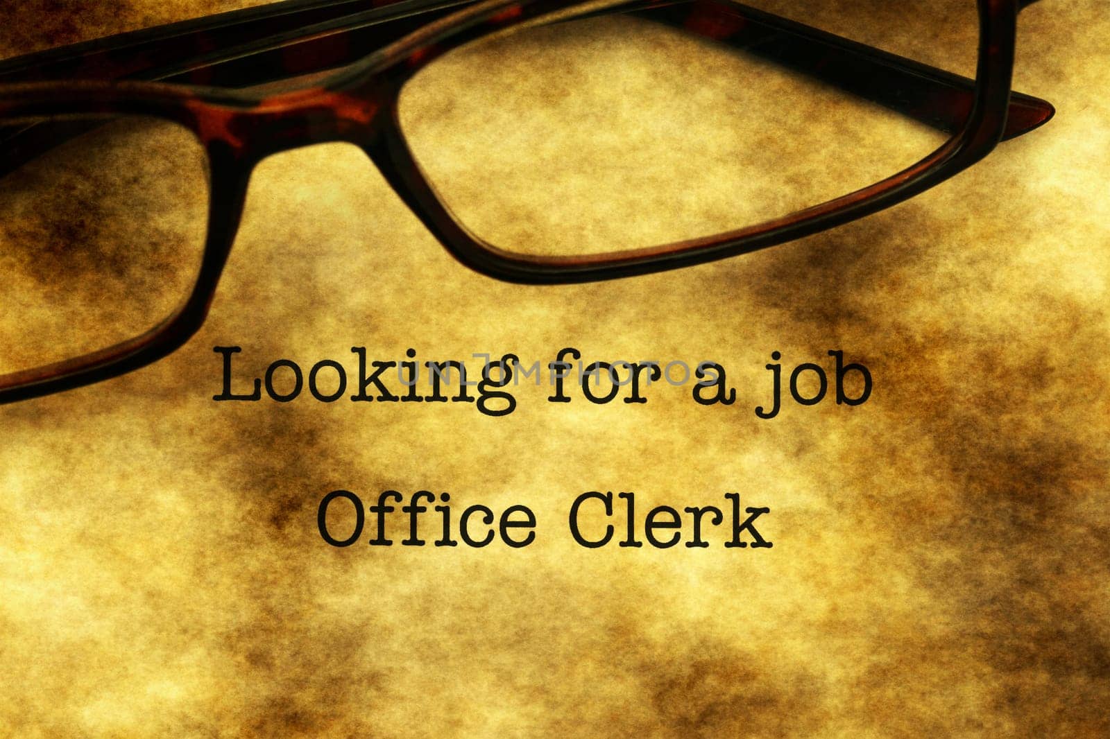 Looking for a job - office clerk