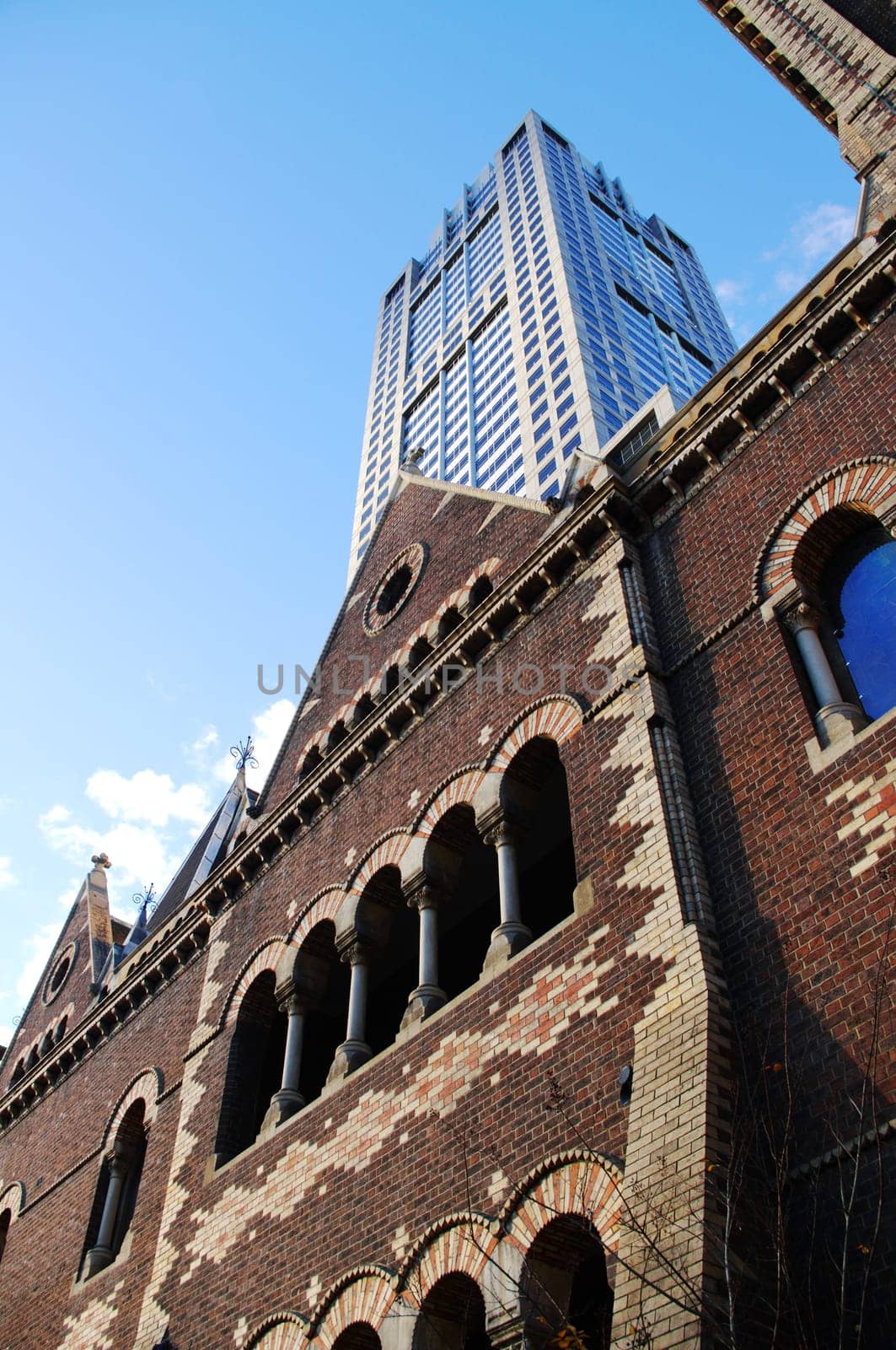 beautiful different style buildings in Melbourne