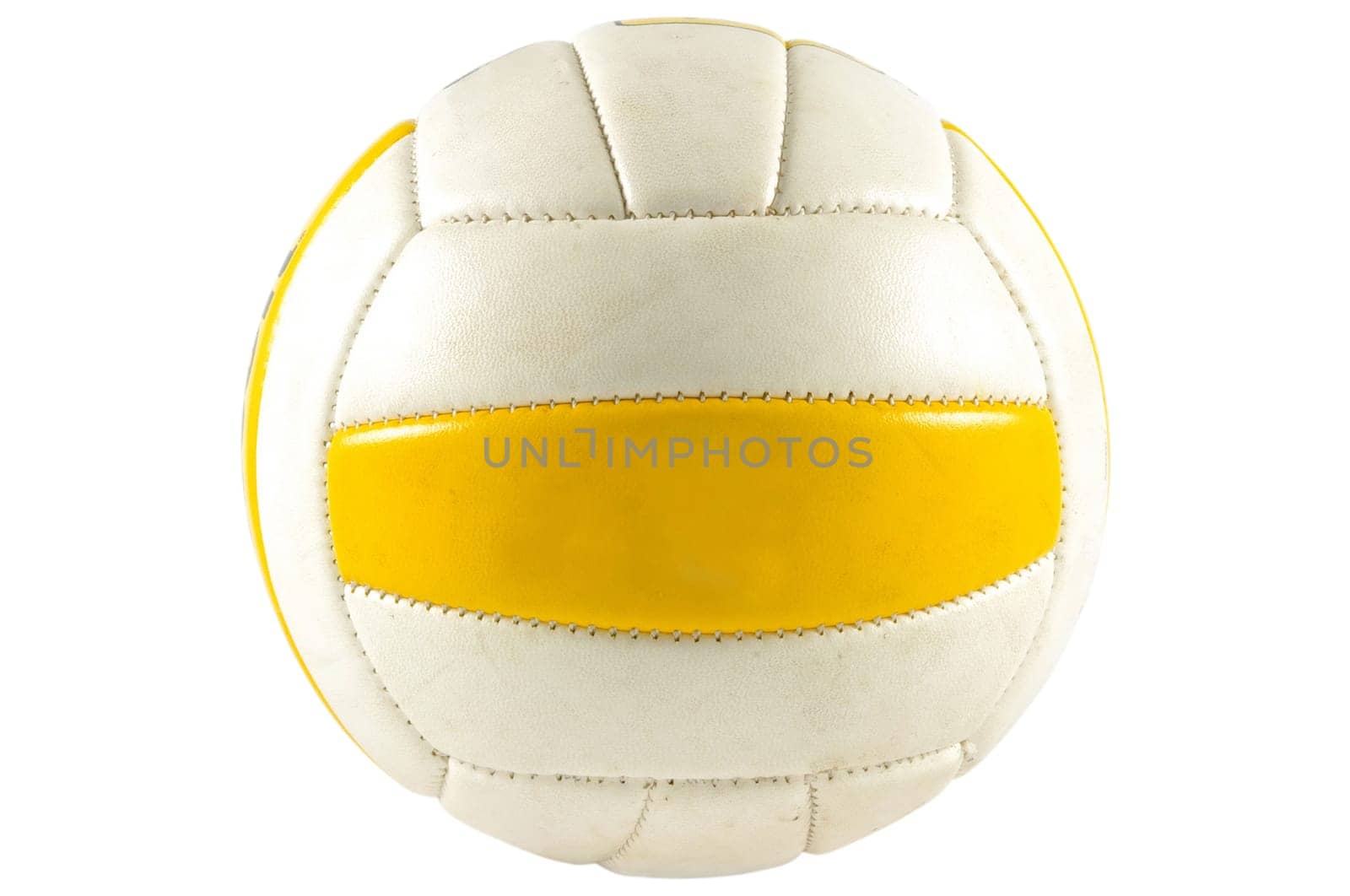 Ball of the handball game isolated on white