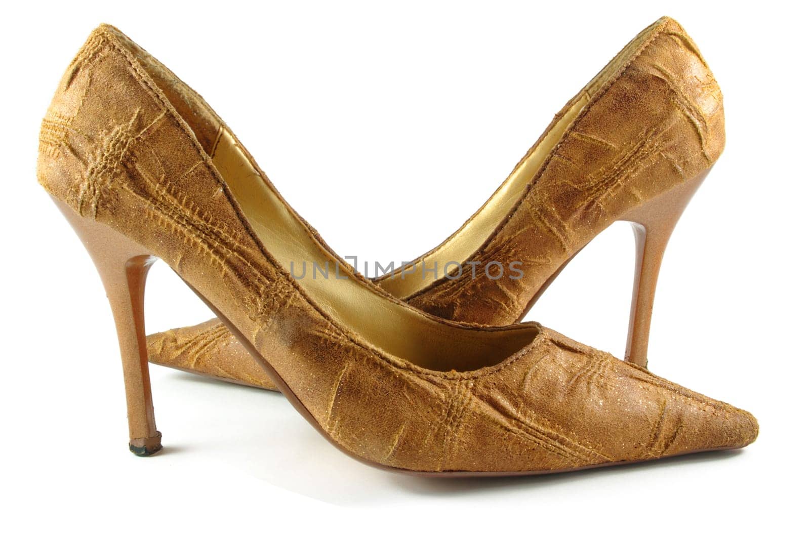 brown elegant lady shoes