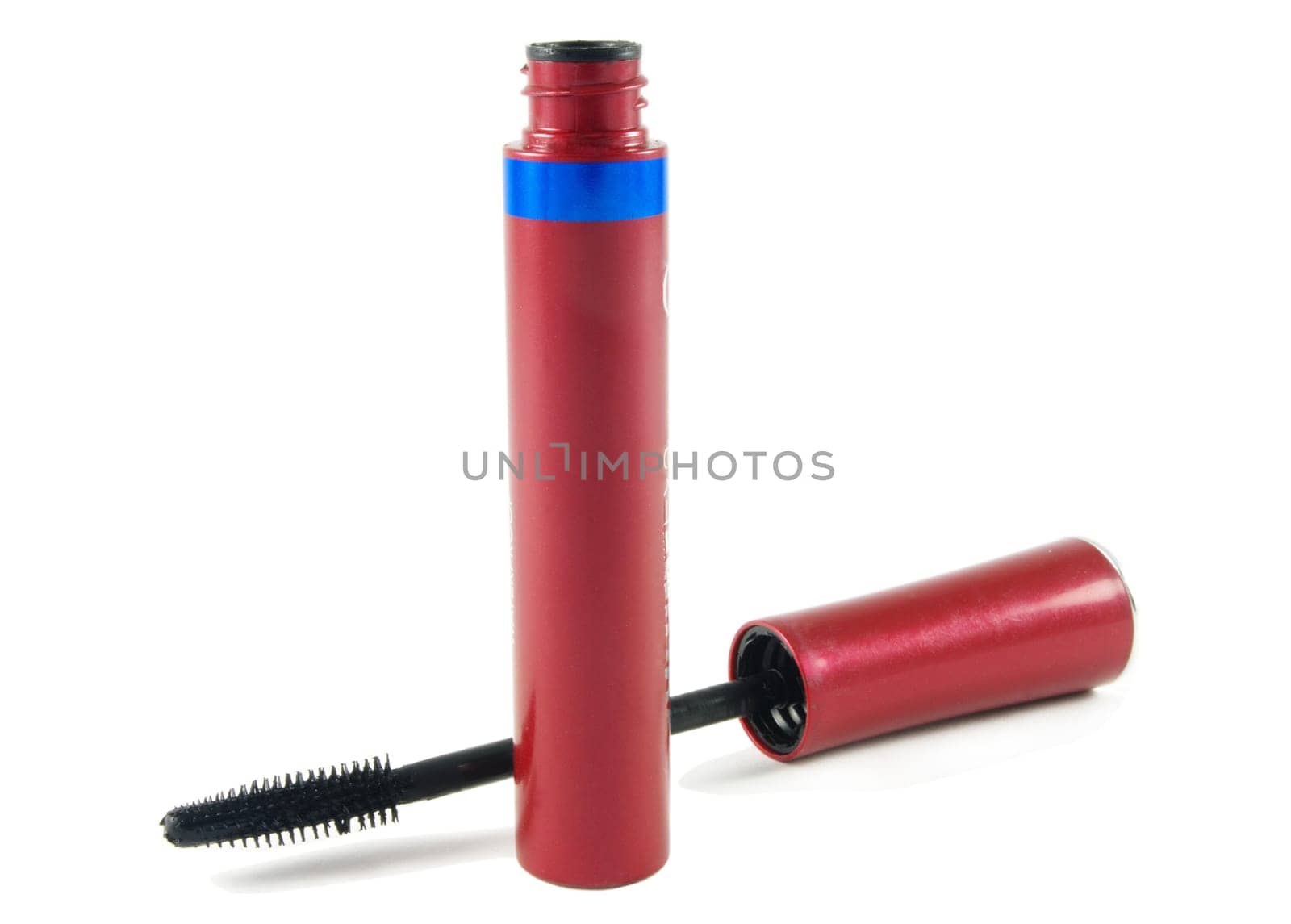 cosmetic mascara isolated over white