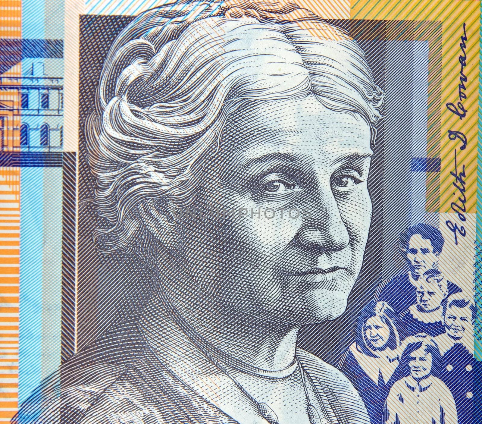 australian fifty dollars note portrait