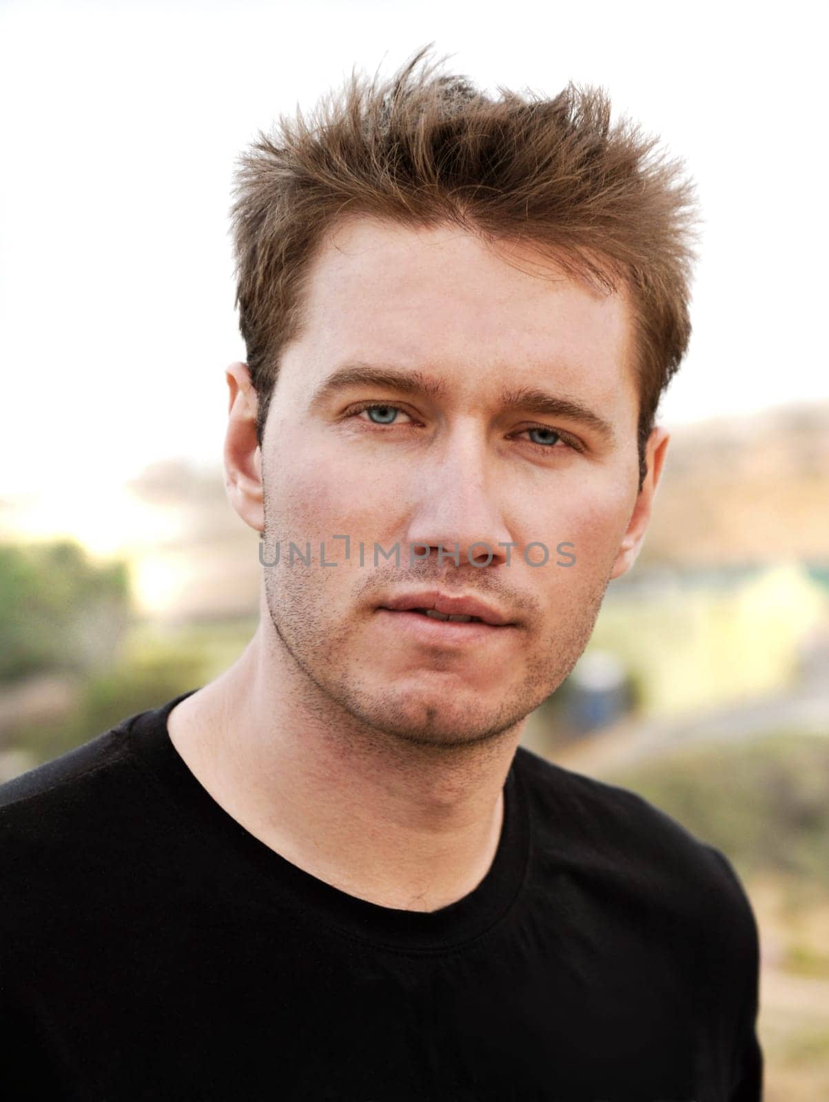 portrait of the man outdoors