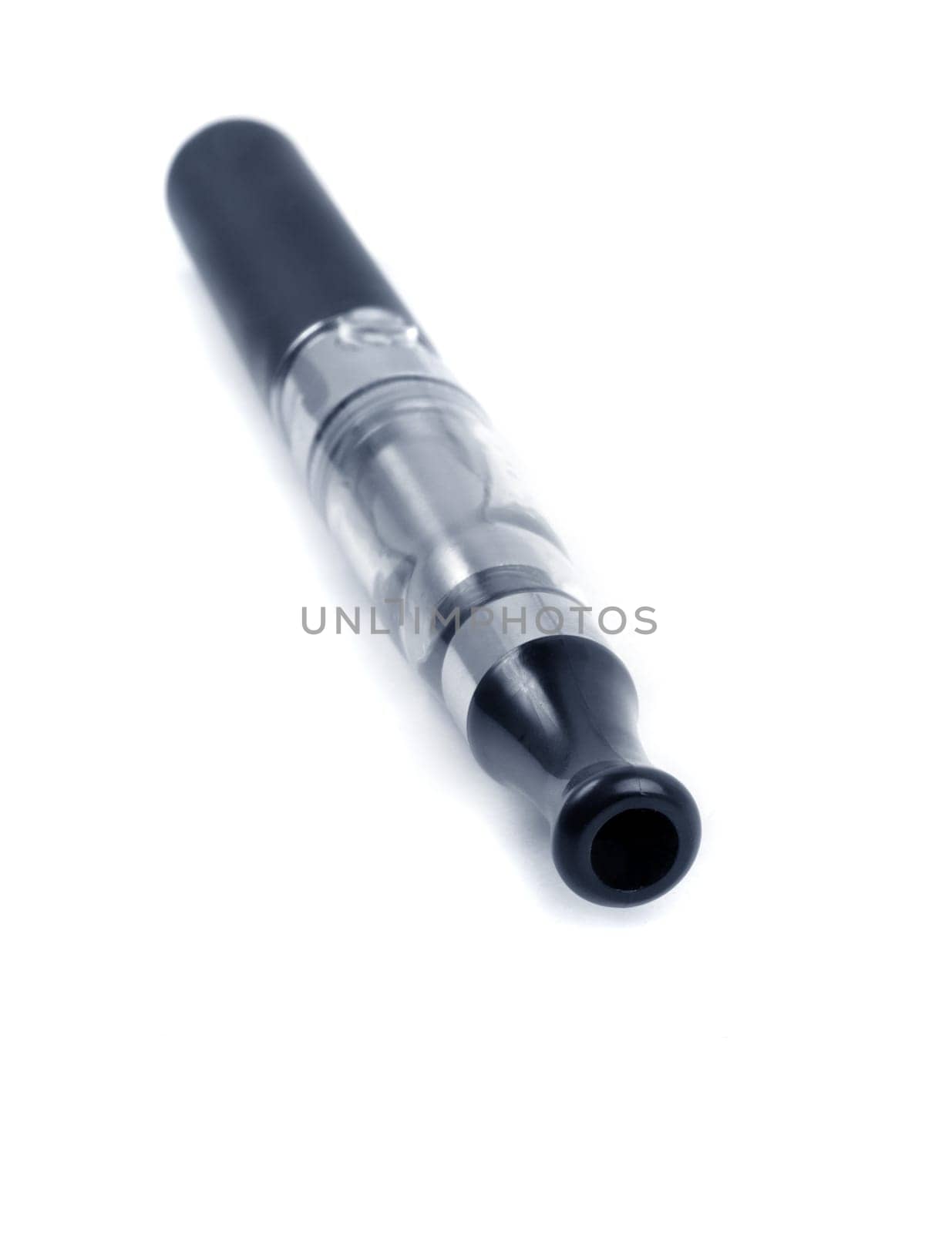 big electronic cigarette isolated on white