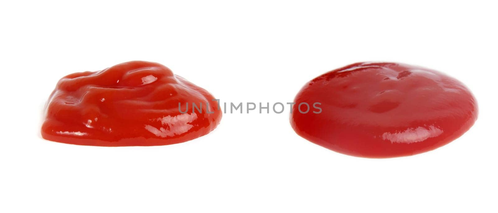 tomato sauces set  isolated over white