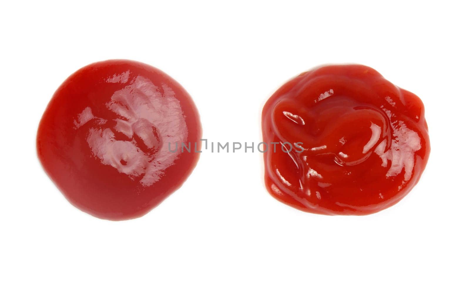 tomato sauces set  isolated over white