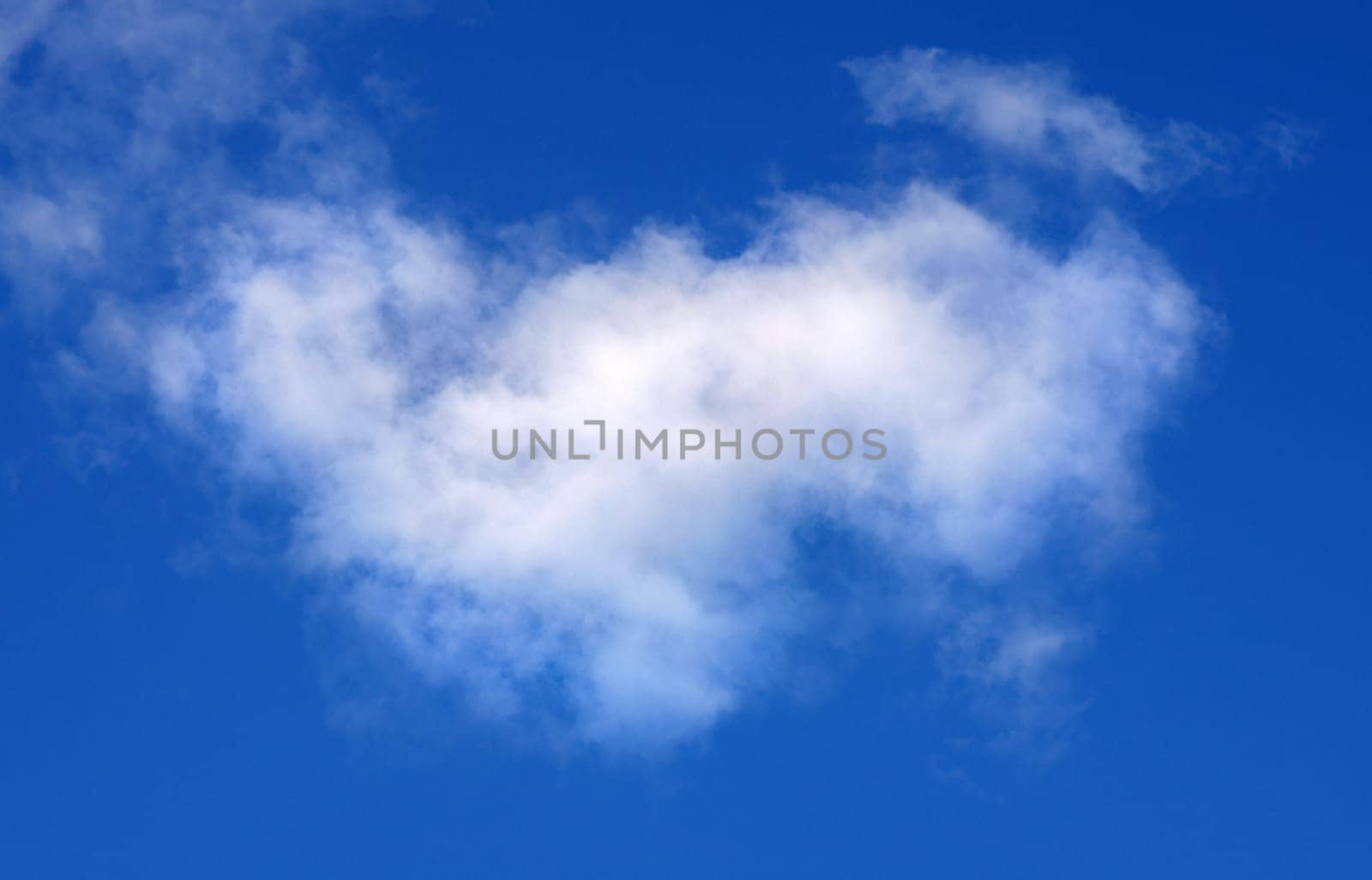 bright sky and clouds in summer