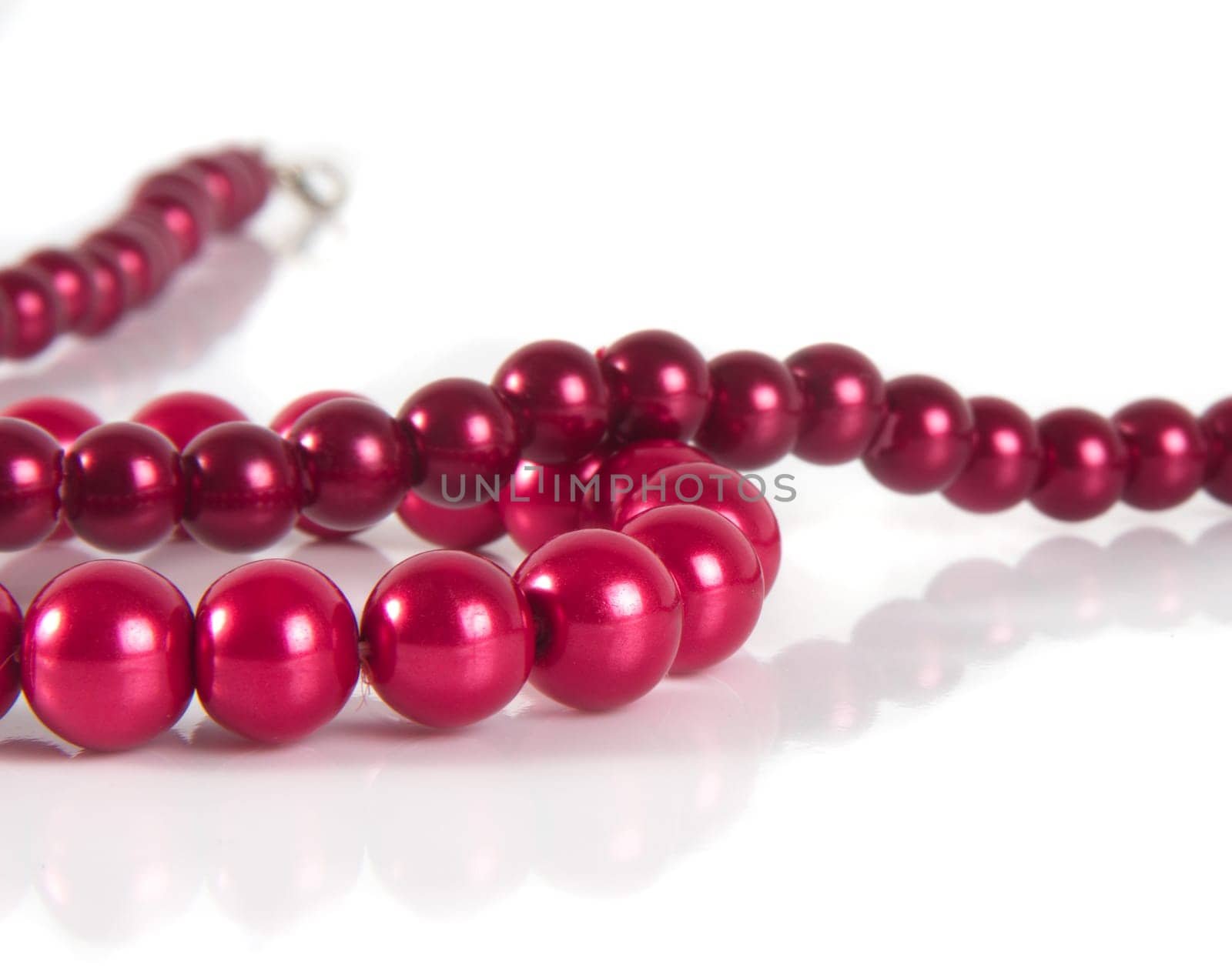 beautiful pearl fashionable bracelet over white