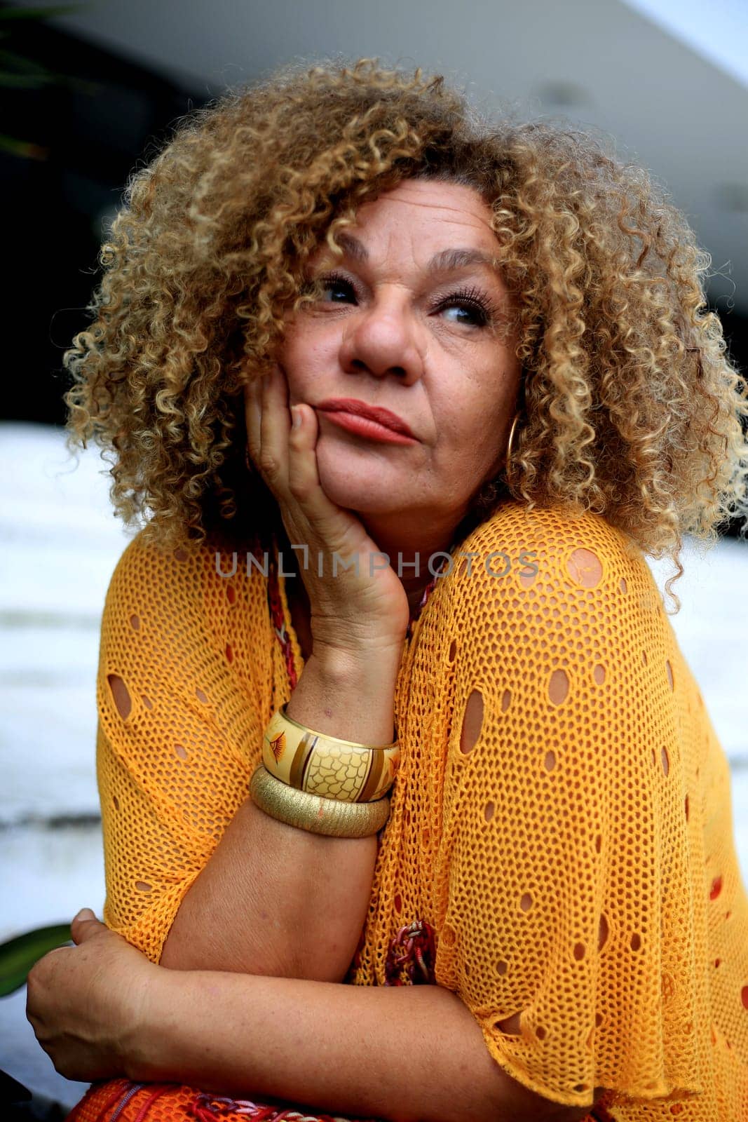 salvador, bahia - brazil - july 21, 2016: Lia Chaves, singer is seen in the city of Salvador.