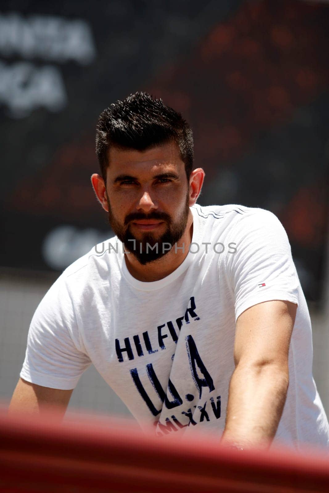 salvador, bahia - brazil - february 25, 2016: Fernando Miguel, goalkeeper of Esporte Clube Vitoria, seen in the city of Salvador.
